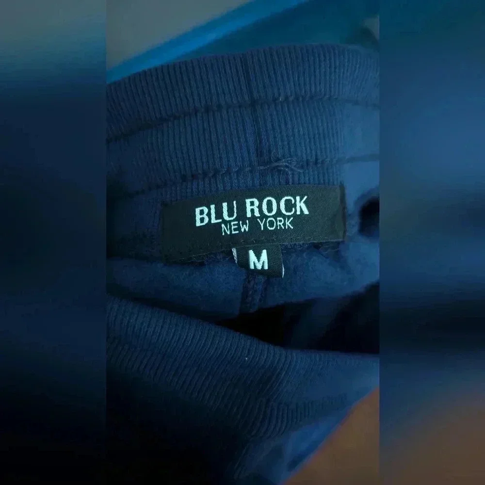 Blu Rock New York Men's Heavyweight Fleece Lined Joggers/Sweats Medium (NWT) - Picture 6 of 11